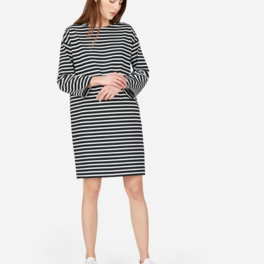 Everlane Breton Striped Cotton Dress